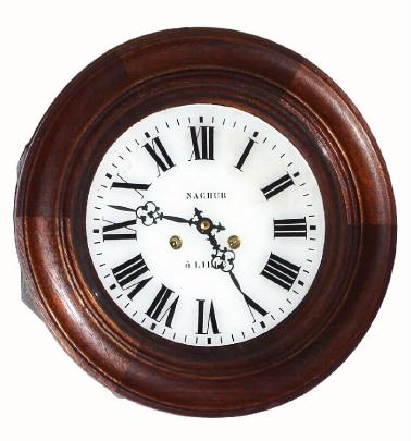Mixed lot: C.1900, French Baker's  case now with a clean German, Haller 8-day bell strike movement from the same period, and a new case back to disguise the change. — Antique Clocks Price Guide