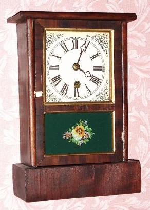 C.1875, German, Congress Clock Co., 30-hour cottage timepiece, flat top. — Antique Clocks Price Guide