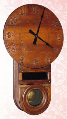 C.1923, Ansonia Clock Co., 8-day movement in a home-made country case. — Antique Clocks Price Guide