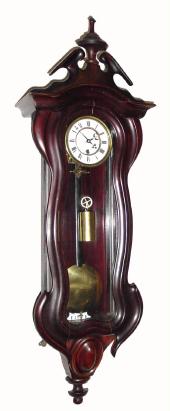 C.1860, Austrian, Mini 1-weight Timepiece,  in a serpentine case with grained finish, 8-day. — Antique Clocks Price Guide