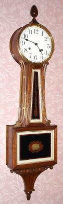 C.1906, Waterbury Clock Co., Willard No. 2,  spring banjo, 8-day time and strike. — Antique Clocks Price Guide