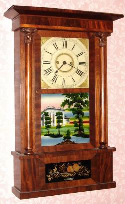 C.1840, Spencer and Wooster and Co., Salem Bridge, Empire Style shelf clock, 8-day, two weight. — Antique Clocks Price Guide