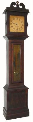 C.1910, Ithaca Clock Co.,  Oak Hall Clock, 8-day spring driven. — Antique Clocks Price Guide