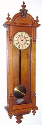 C.1901, Ansonia Clock Co., CAPITOL, double spring timepiece, 8-day with seconds bit, in an oak case. — Antique Clocks Price Guide