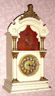 C.1905, New Haven Clock Co., rare automaton novelty clock, 8-day time and strike. — Antique Clocks Price Guide