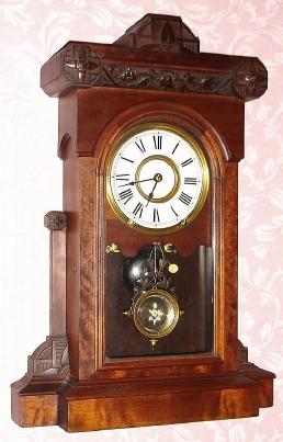 C.1880, Seth Thomas Clock Co., "Pittsburgh V.P.", 8-day time/strike City Series mantel clock. — Antique Clocks Price Guide
