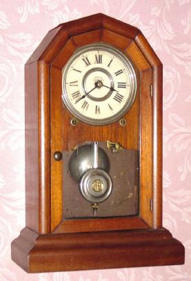 C.1879, Seth Thomas Clock Co., "Nashville" 30-hour time/strike City Series mantel clock. — Antique Clocks Price Guide