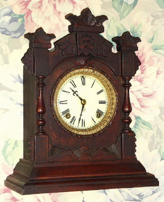 C.1894, Ansonia Clock Co., "Tivoli", 8-day time and gong strike cabinet model mantel clock. — Antique Clocks Price Guide