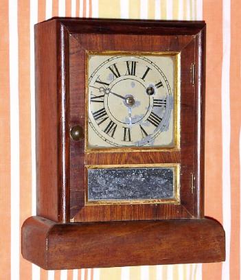 C.1865, Seth Thomas Clock Co., "Cottage C", 30-hour rosewood cottage timepiece. — Antique Clocks Price Guide