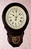 C.1909, E. Ingraham and Co., "Dew Drop Calendar", 8-day calendar wall timepiece. 