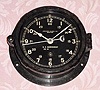 C.1954, Chelsea Clock Co., 8-day ward room or engine room timepiece, composition case. 