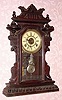 C.1885, Waterbury Clock Co., "The Hough", 8-day time/strike/alarm parlor clock. 