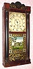 C.1830, Seth Thomas, Plymouth, Conn., 30-hour wood movement half column and splat shelf clock. 