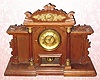 C.1890, New Haven Clock Co., "Umbria", 8-day time/strike mantel clock. 