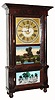 C.1840, Unknown, 8-day, 2-wt, time and strike column cornice shelf clock. 