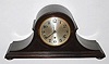 C.1925, German, Kienzle Clock Co., Wurtemburg and New York, 8-day Westminster chime tambour mantel clock. 