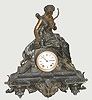 C.1874, Seth Thomas Sons, and Co., New York, "No. 8023", 8-day time and bell strike figural mantel clock. 
