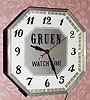 C.1939, Gruen Watch Time Advertising electric wall timepiece. 