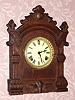 C.1894, Ansonia Clock Co., "Trieste", 8-day time and gong strike cabinet model mantel clock. 