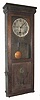 C.1910, International Time Recording Co., London,  8-day punching-in clock, oak case. 