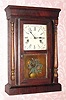 C.1860, Ansonia Brass Co., "Gilt Column", 30-hour time and strike mantel clock. 