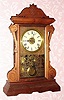 C.1886, Seth Thomas Clock Co., "Camden", 8-day time/strike/alarm City Series mantel clock. 