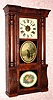 C.1870, Seth Thomas Clock Co., Thomaston, Conn., 8-day time and strike column and cornice shelf clock. 