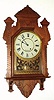 C.1892, Mixed Lot, Seth Thomas Clock Co., 8-day wall timepiece. A large and very unusual timepiece that we did not find in the Thomas catalog. 