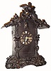 C.1910, German, Furderer, Jaegler and Cie, Shelf Cuckoo, 8-day, with 16 groove fusee for the strike and large going barrel for the time. 