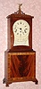 C.1980, Modern, Repro Aaron Willard , shelf clock, 8-day spring, Westminster chime. 