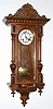 C.1900, German, Gustav Becker, 8-day time and rod strike regulator wall clock. 