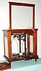 C.1950, Seederer Kohlbusch, Englewood, NJ, laboratory scale, with a wooden box of metric scale weights. 