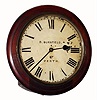 C.1900, English, 8-day fusee postal or gallery timepiece, from Perth. 