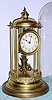 C.1950, German, Kieninger and Obergfell, LOUVRE model 400-day clock with original dome. 