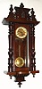 C.1915, German, Friedrich Mauthe, R-A Style Regulator, 8-Day time and strike wall clock. 