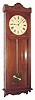 C.1910, Self Winding Clock Co.,  New York, master regulator No. 9, seconds beat pendulum, oak cased, as-found. 