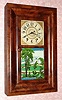C.1835, Case, Gilbert and Co., Winchester, Conn, 30-hour time/strike wood movement OG shelf clock. 