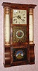 C.1870, Seth Thomas Clock Co., 8-day, 2-Wt, time and gong strike column and cornice shelf clock. 