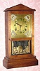 C.1914, E. Ingraham and Co., "Rebus", 8-day time and strike mantel clock. 
