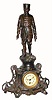 C.1920, German for the French market 30-hour figural timepiece, WWI commemorative. 