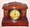 C.1913, Mixed Lot, Seth Thomas Clock Co., Adamantine "Ding-Dong" case, now with a later Seth Thomas regular time and strike movement. 