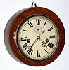 C.1900, Seth Thomas Clock Co., 8-day lever wall timepiece. 