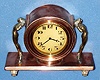C.1910, French, Art Noveau 8-day mantel timepiece, as-found. 