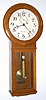 C.1950, Seth Thomas Clock Co., Regulator No. 2, in oak, 8-day weight driven. 