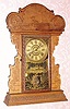 C.1900, E. N. Welch Mfg. Co., "The Maine", 8-day time/strike/alarm, commemorative series mantel clock. 