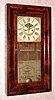 C.1837, Eli Terry, Jr., and Co., Terrysville, Conn., 8-day time and strike brass movement OG shelf clock. 