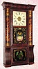 C.1870, Seth Thomas, Thomaston, Conn., 8-day time/strike column and cornice shelf clock. 