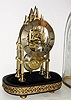C.1850, English, Skeleton Timepiece, with original chain and fusee intact, quality 5-spoke wheelwork, miniature. 