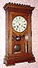 C.1885, Seth Thomas Clock Co., GARFIELD, 2-Weight shelf clock in walnut. 