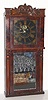 C.1834, Hotchkiss and Benedict, Auburn, NY, 2-weight Empire style mahogany shelf clock, 8-day. 